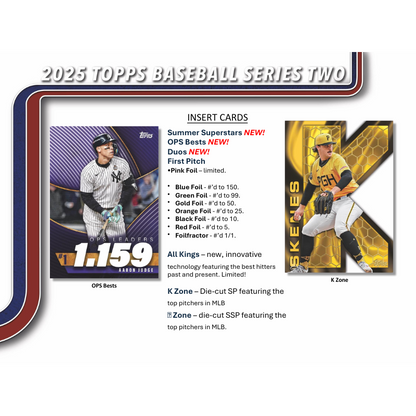 2025 Topps Series 2 Baseball Jumbo 6 Box Case