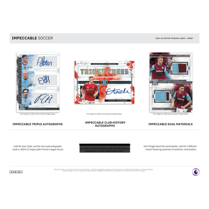 2024/25 Panini Impeccable Soccer Hobby Box