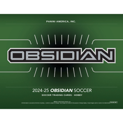 2024/25 Panini Obsidian Soccer Hobby 12 Box Case