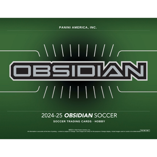 2024/25 Panini Obsidian Soccer Hobby 12 Box Case
