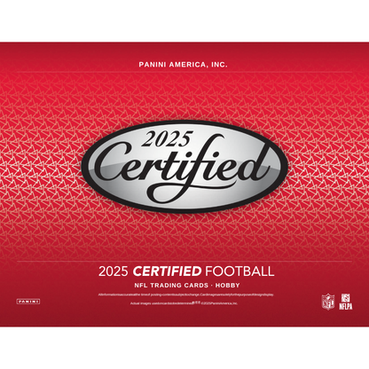 2025 Panini Certified Football Hobby 16 Box Case