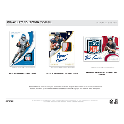 2024 Panini Immaculate Football Hobby Box
