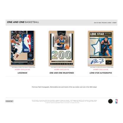 2024/25 Panini One & One Basketball Hobby Box