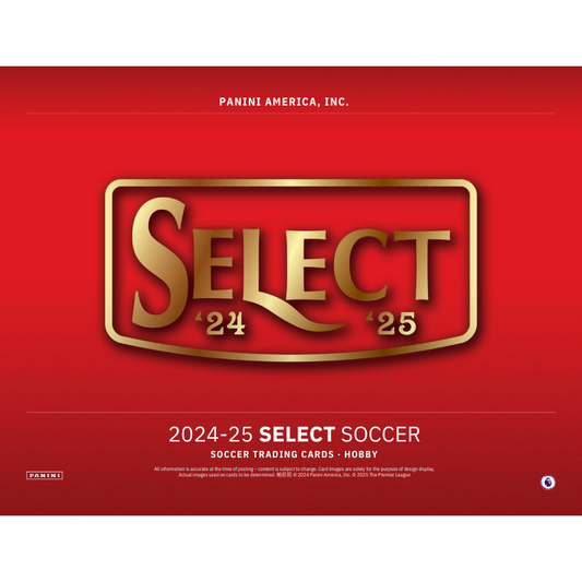 2024/25 Panini Select Premier League Soccer Hobby 12 Box Case
