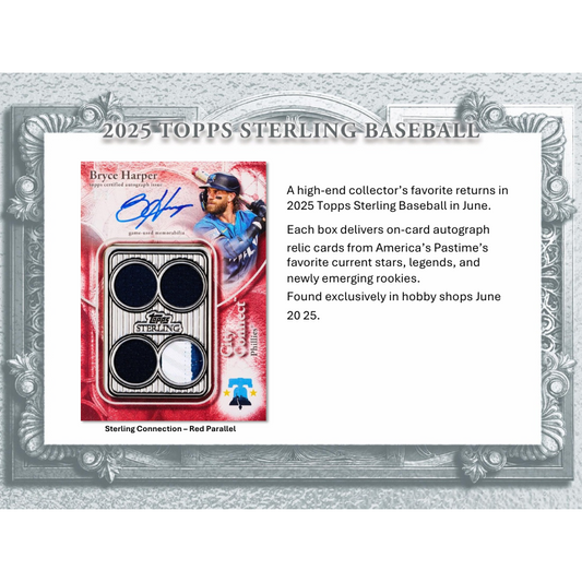 2025 Topps Sterling Baseball Hobby Box