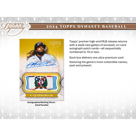 2024 Topps Dynasty Baseball Hobby Box — image 2