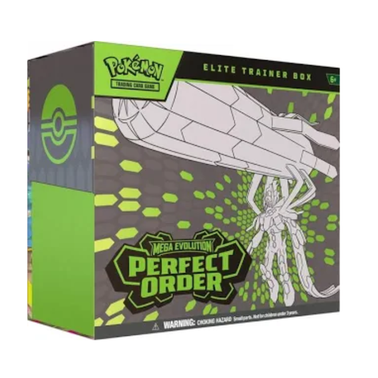 Pokemon Mega Evolution Perfect Order Elite Trainer 10 Box Case