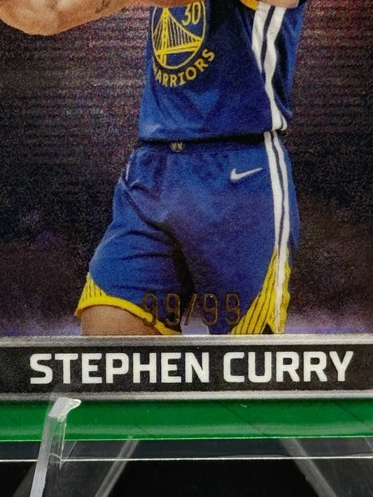 Stephen Curry 2025-26 Topps Chrome Update Moment In Time True Green /99